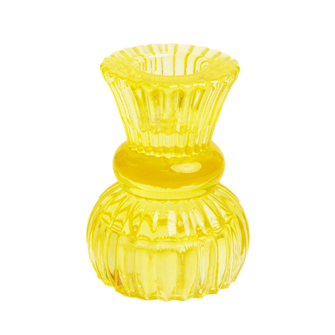 Boho Small Glass Candle Holder – Various Colours