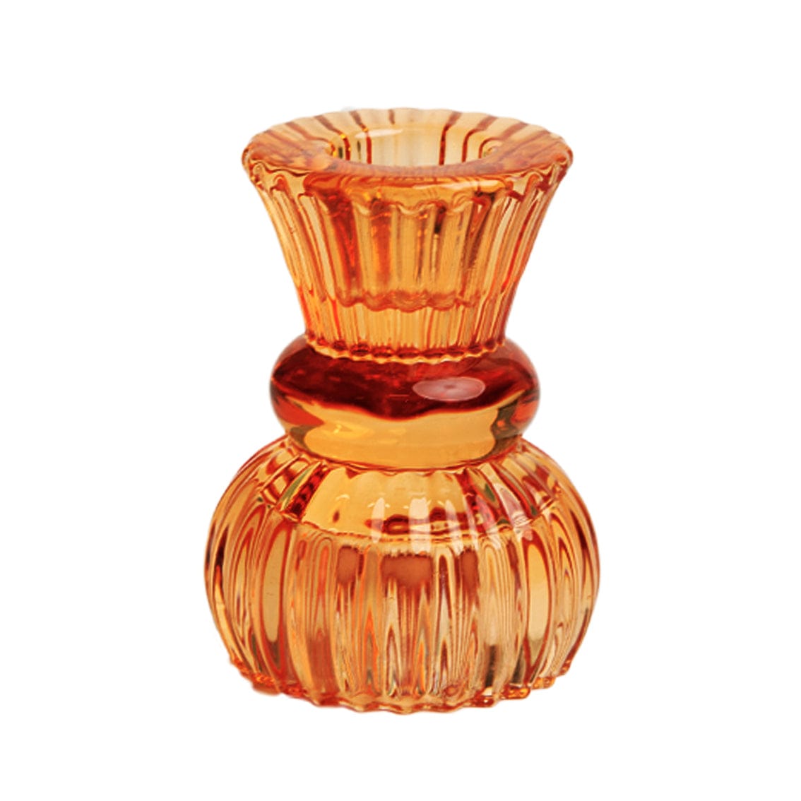 Boho Small Glass Candle Holder – Various Colours