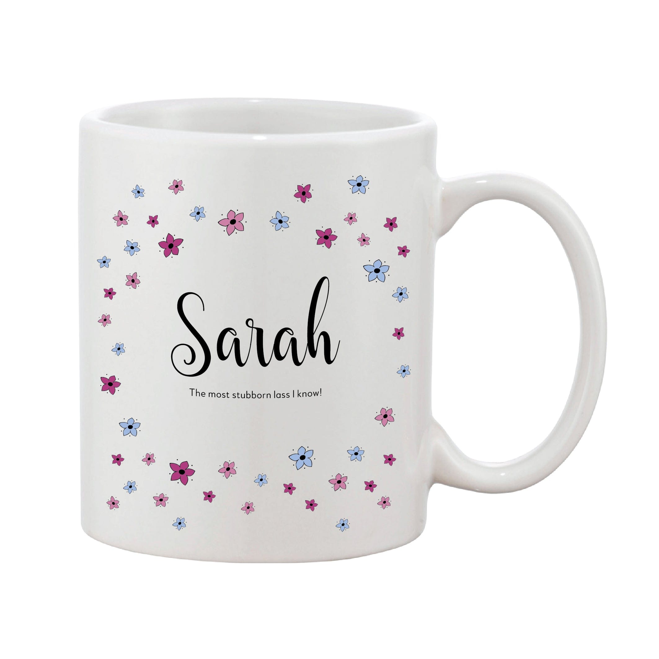 Ditsy Floral Mother’s Day Mug With Personalised Message (Various Colours)