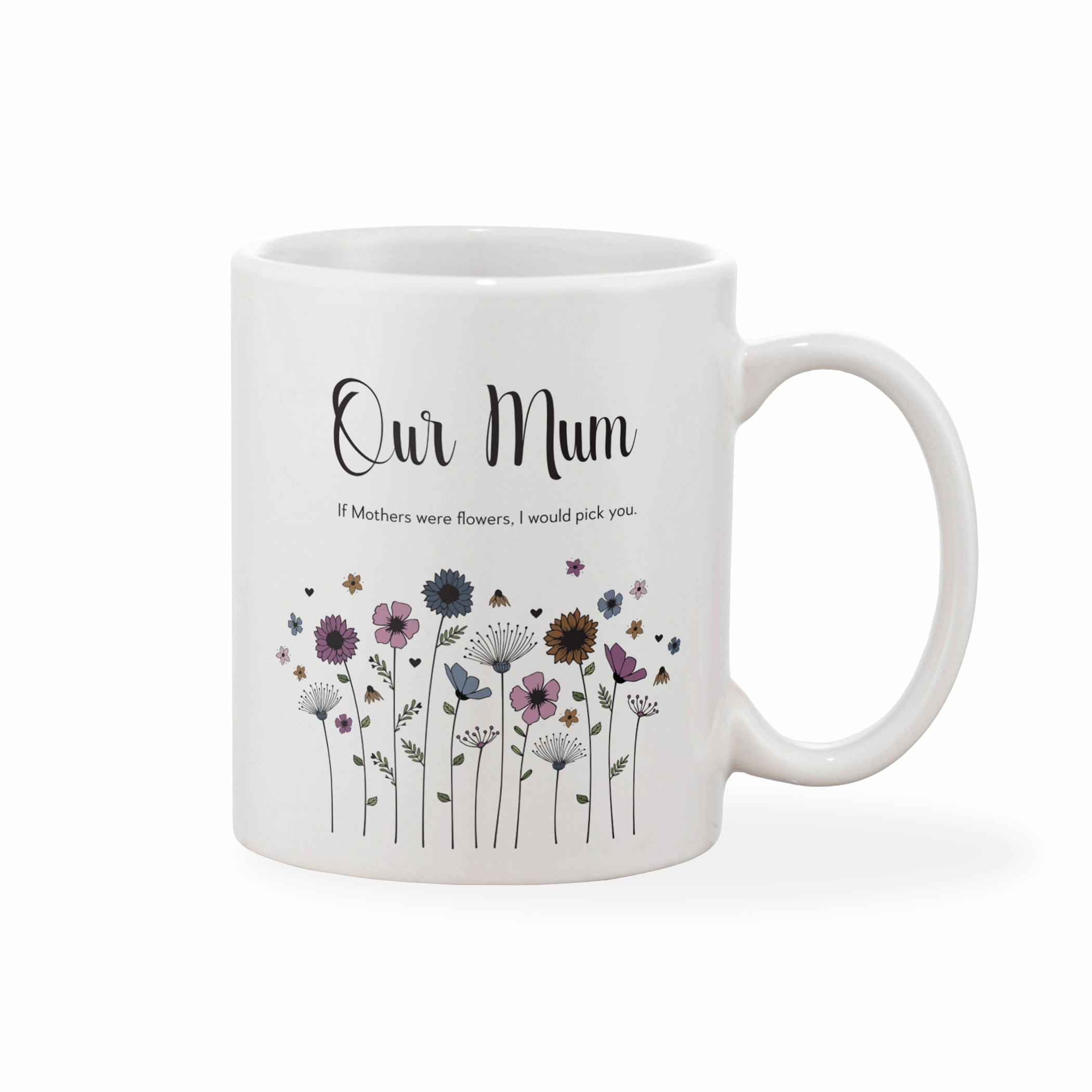 Meadowfield Ditsy Floral Mother’s Day Mug With Personalised Message (Various Colours)