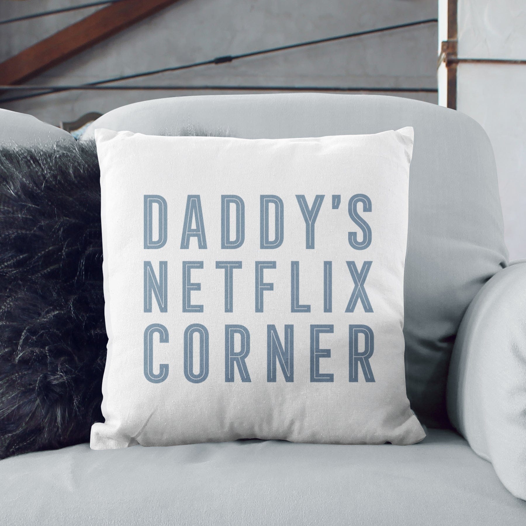 Personalised Father’s Day ‘Spot’ Cushion – Various Colours