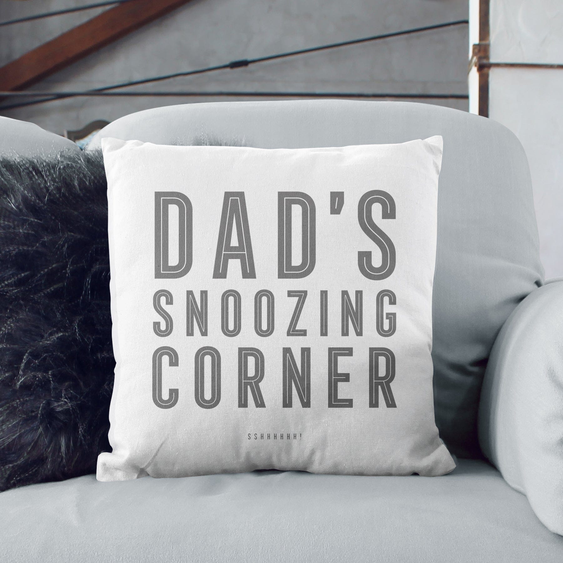 Personalised Father’s Day ‘Spot’ Cushion – Various Colours