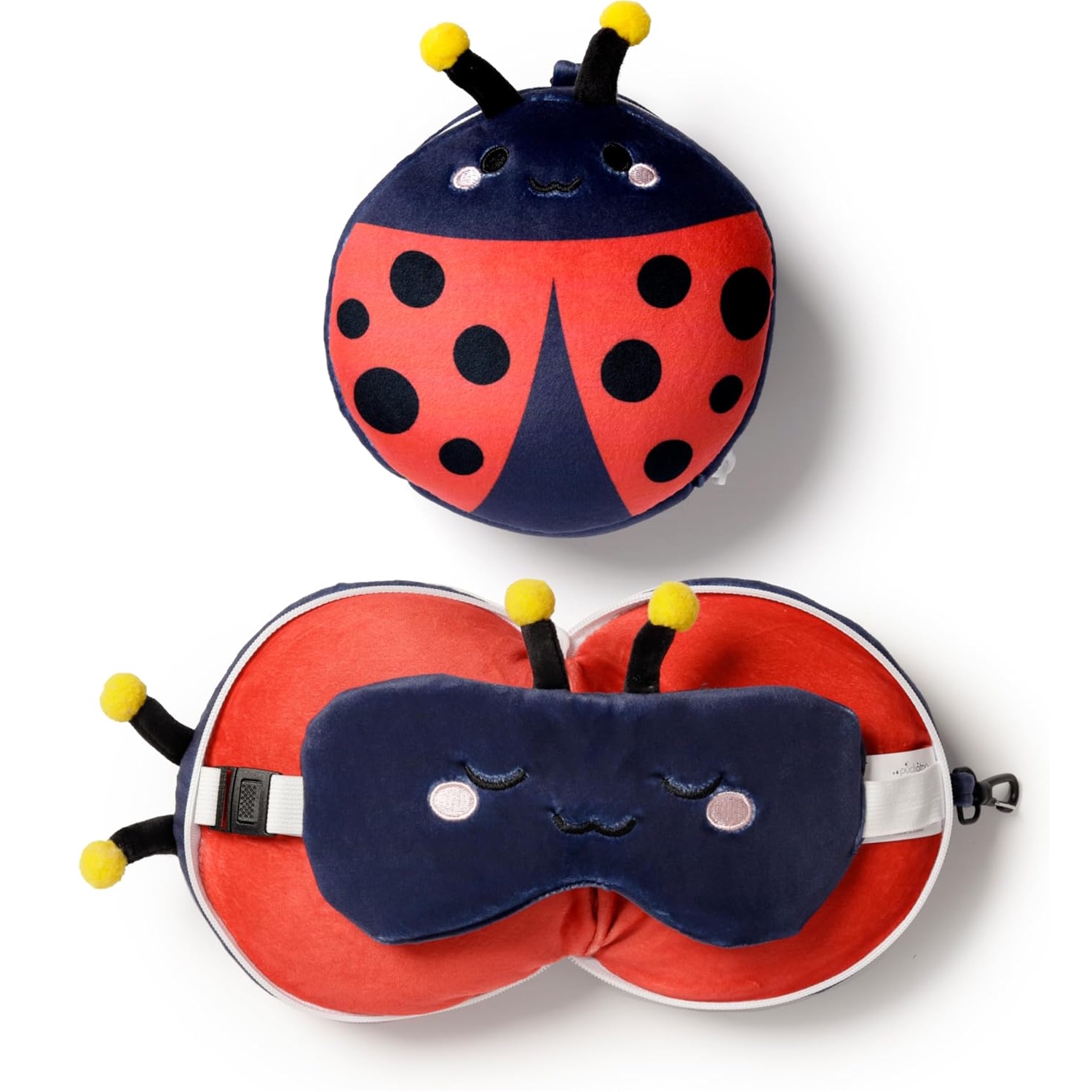 Ladybird Pillow & Eye Mask