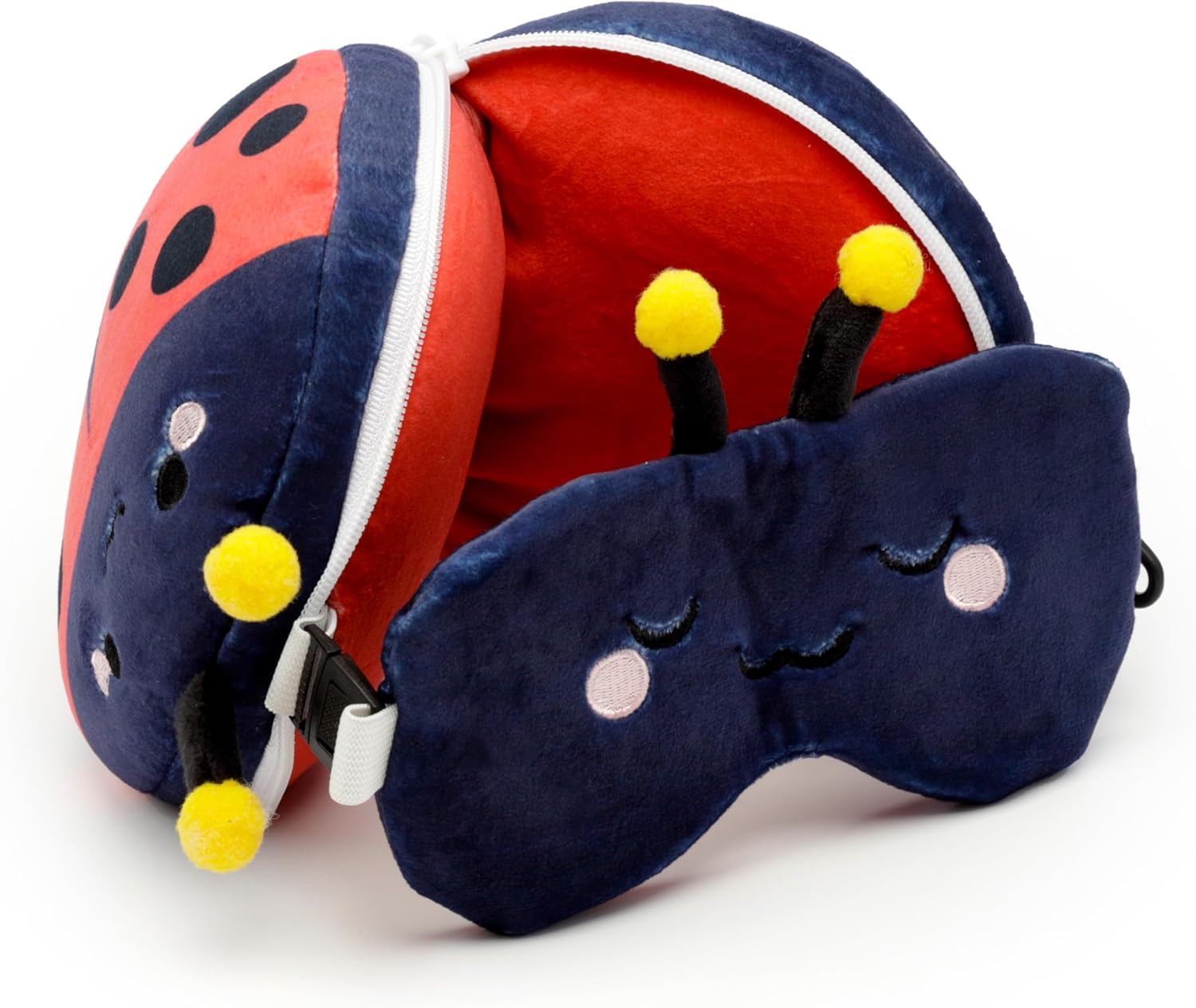 Ladybird Pillow & Eye Mask