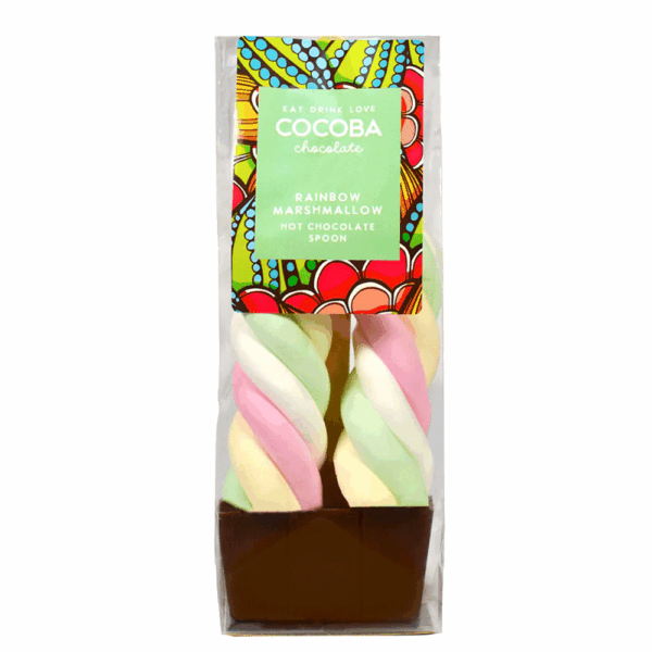 Rainbow Marshmallow Hot Chocolate Spoon