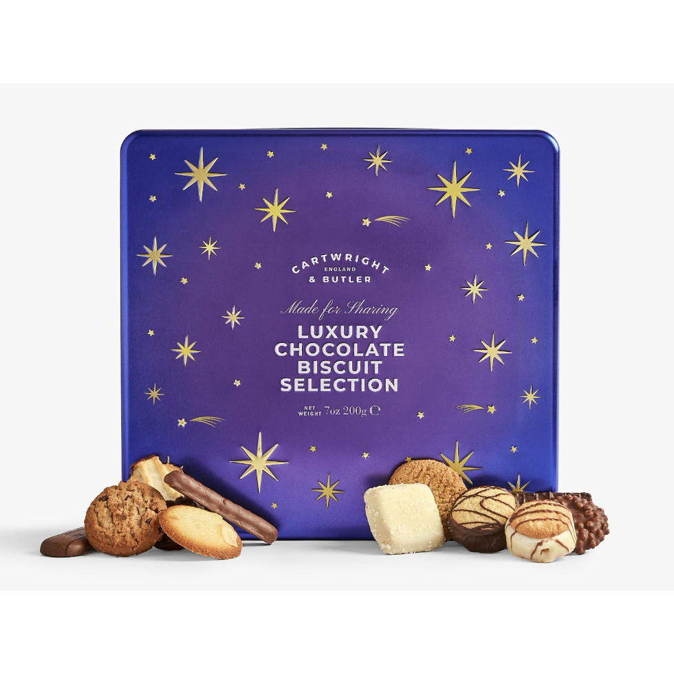 Night Before Christmas Luxury Chocolate Biscuit Assortment Tin
