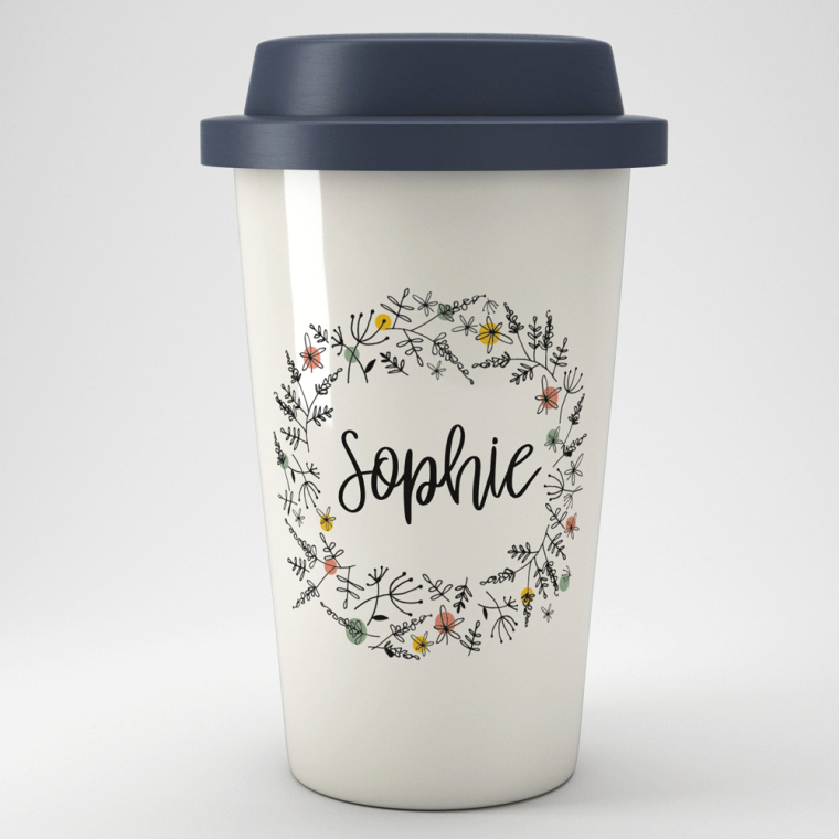 Personalised Travel Coffee Cups