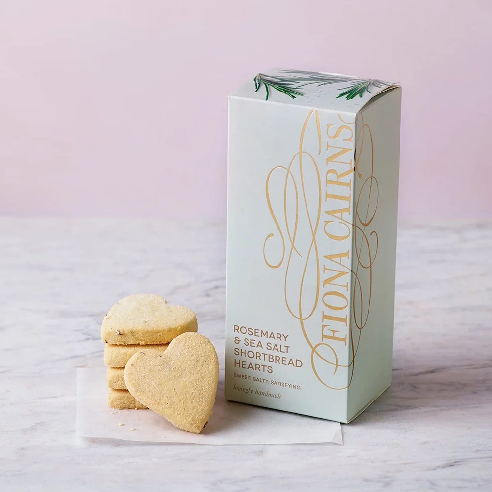 Fiona Cairns Heart Biscuits – Various Flavours