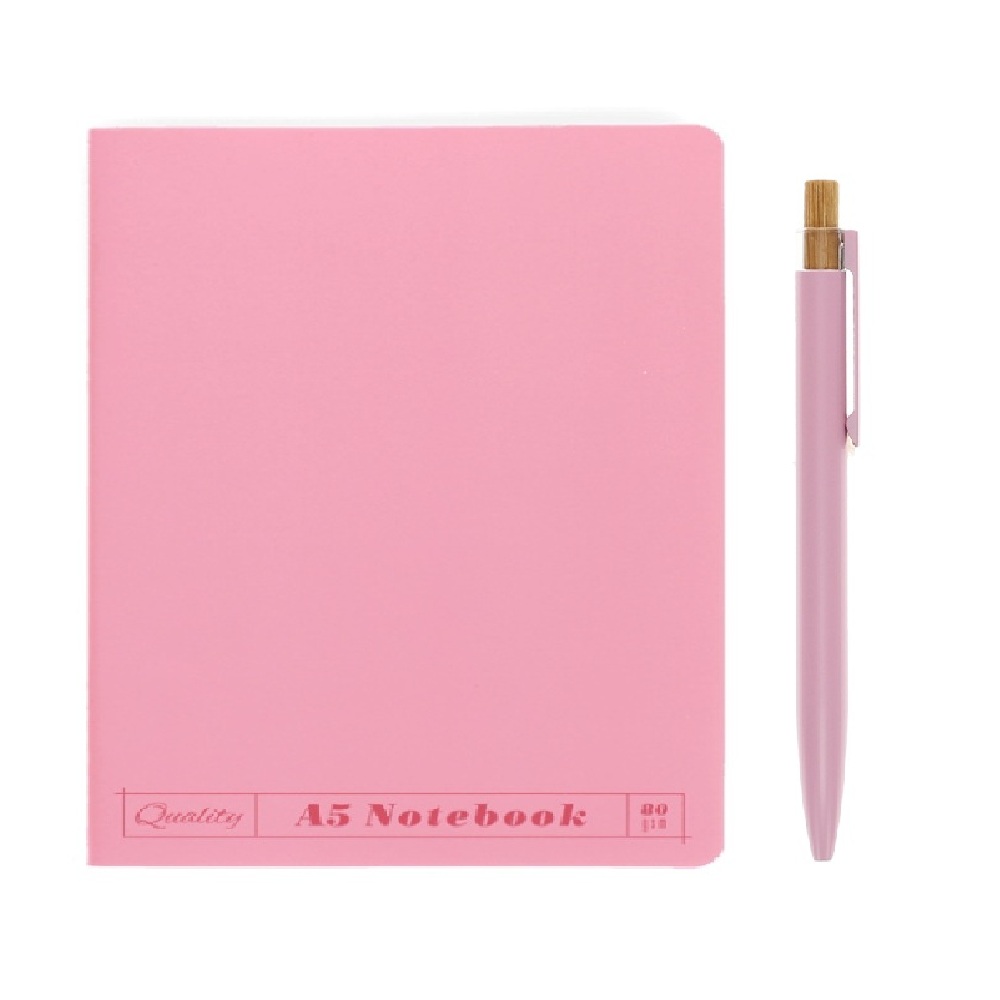 Matching Notebook & Pen – Pink Or Mint Green