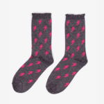 ladies-glitter-cotton-socks-pink-lighting-bolts