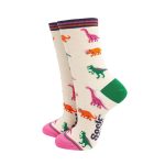 Women's Dinosaur Bamboo Socks