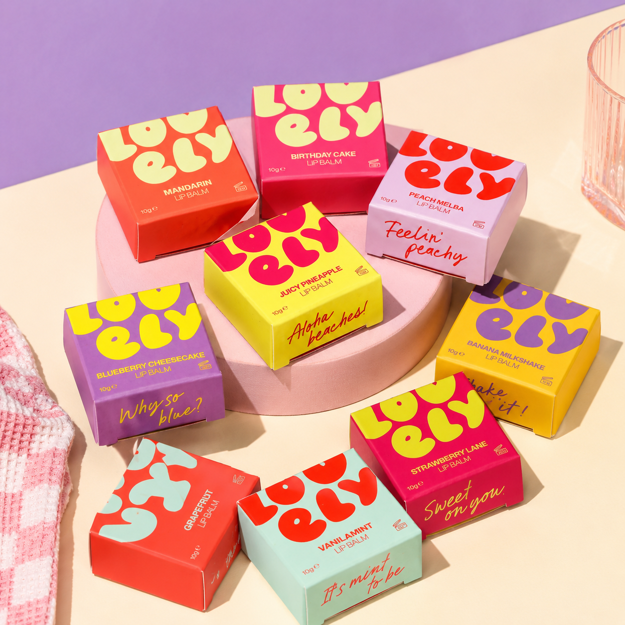 Lovely Lip Balms – Various Flavours