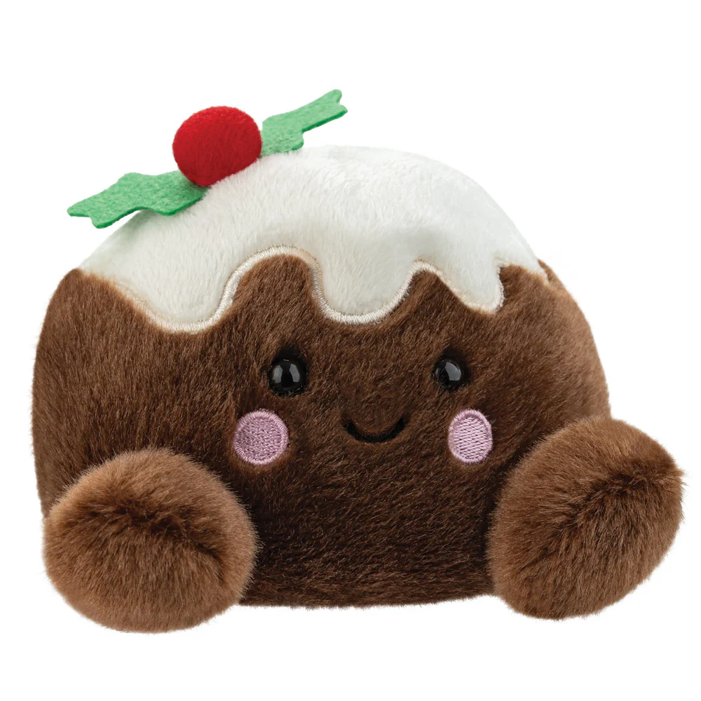 Aurora Palm Pal Carol Christmas Pudding Plush