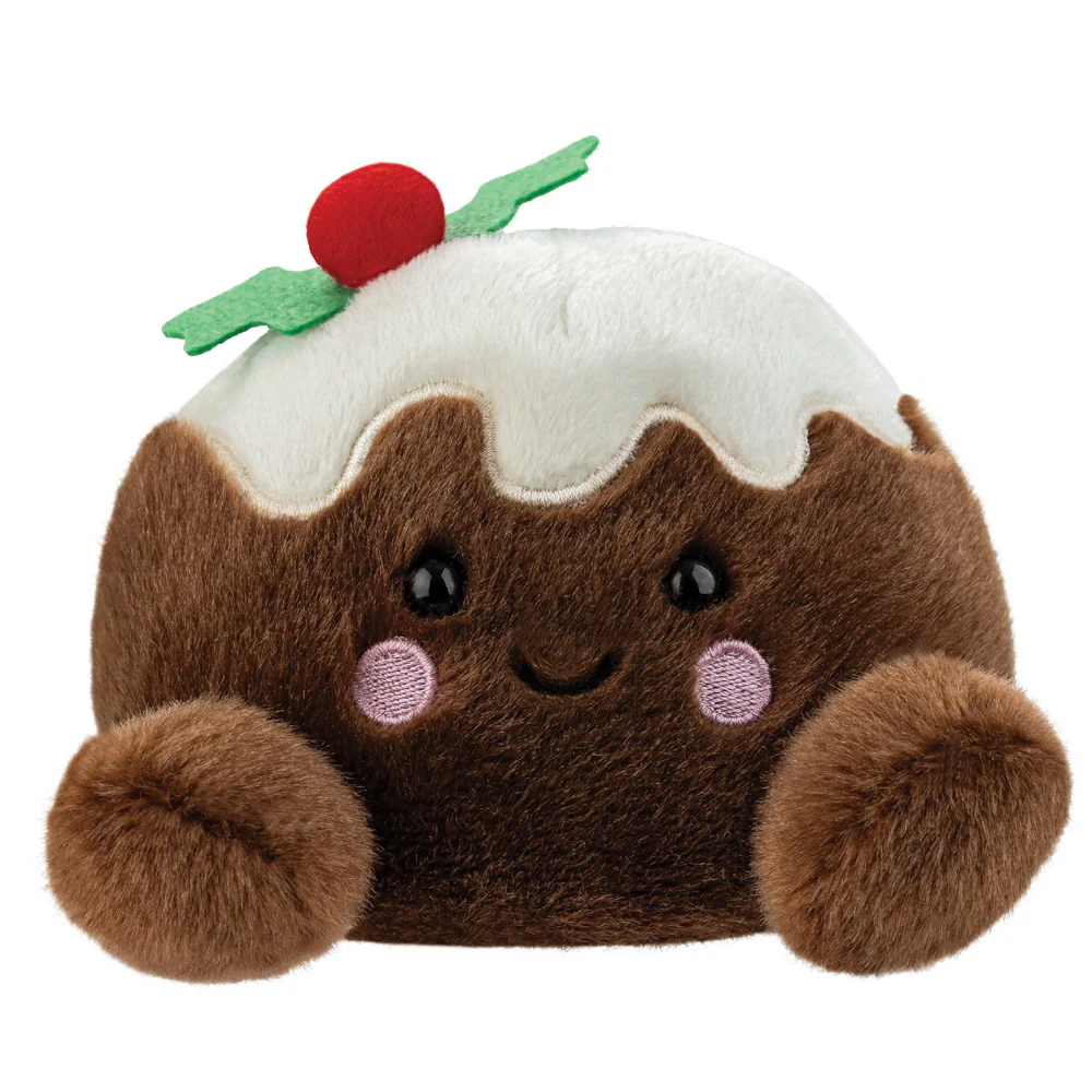 Aurora Palm Pal Carol Christmas Pudding Plush