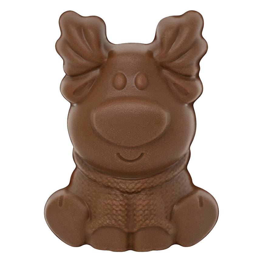 Chocolate Reindeer Filled With Carrot Sweets