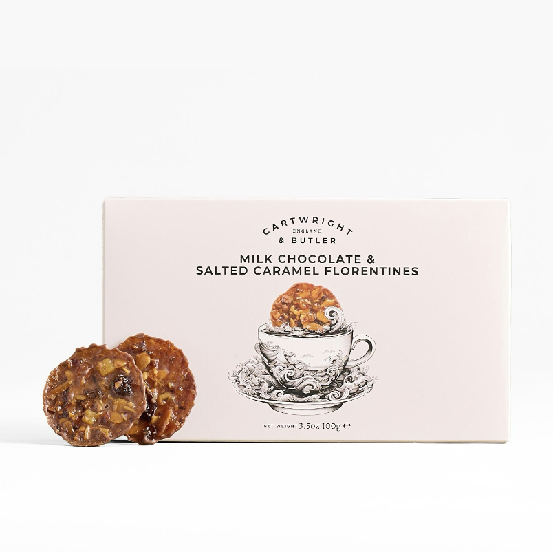 Cartwright & Butler Milk Chocolate & Salted Caramel Florentines
