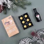 Mini Festive Nibbles Letterbox Gift Set – Christmas letterbox gift with savoury snacks, sweet treats, and holiday nibbles – perfect festive food gift idea for friends, family, or colleagues.