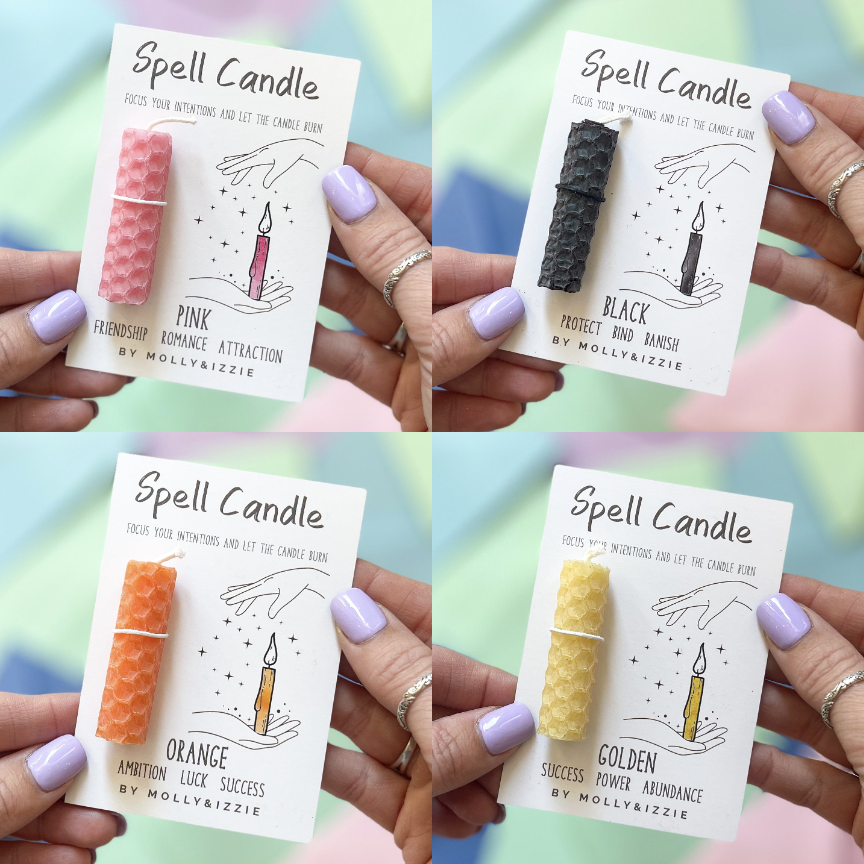Beeswax Spell Candles – Various Designs