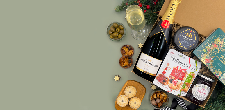 christmas food and drink hamper mobile