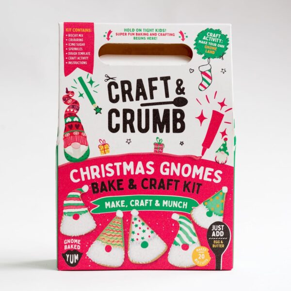 Craft &#038; Crumb Christmas Gnome Bake &#038; Craft Kit
