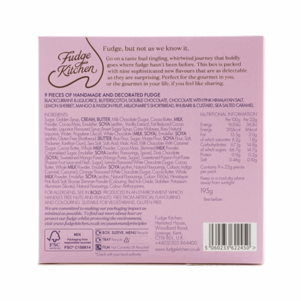 Fudge Kitchen Tasting Menu Gift Box
