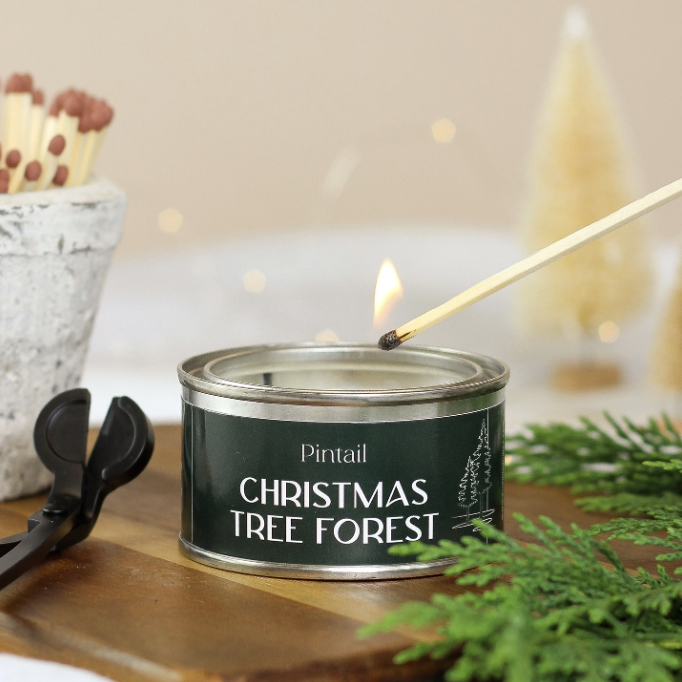 Pintail Christmas Candles in Tins – Various Scents