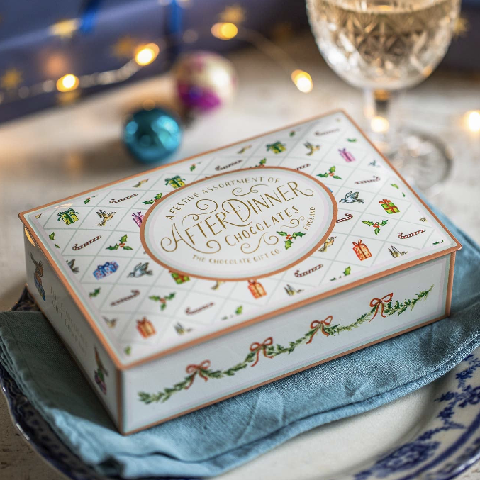 The Christmas After Dinner Tin of Truffles