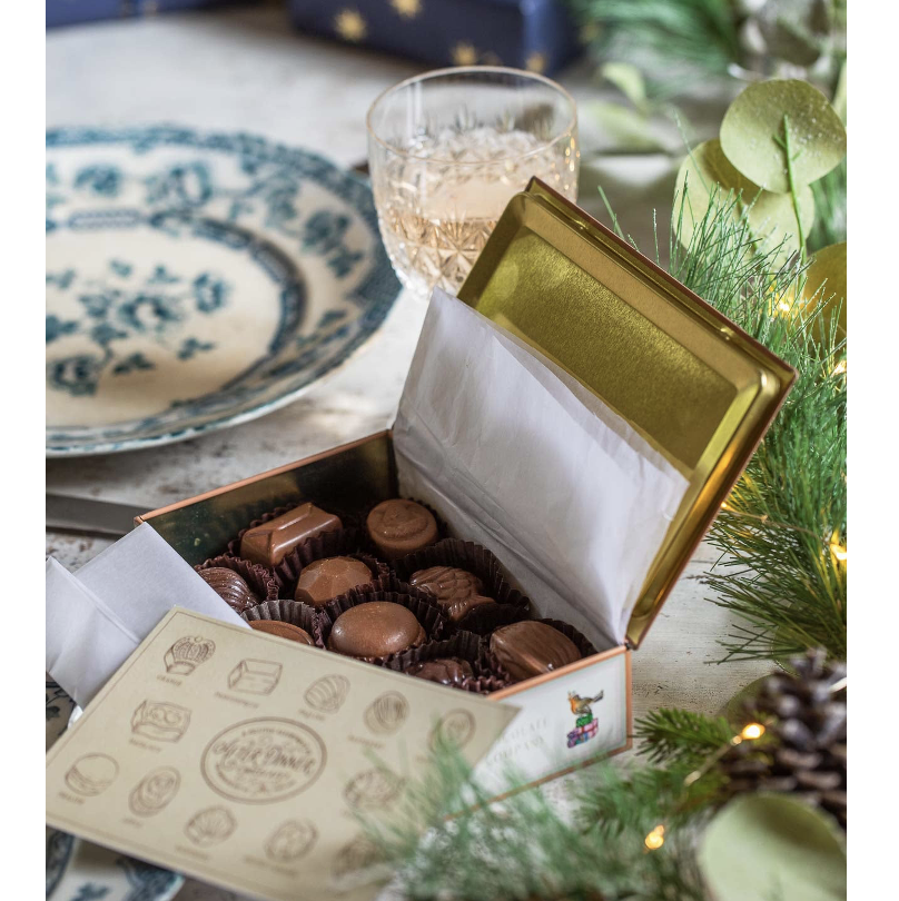 The Christmas After Dinner Tin of Truffles