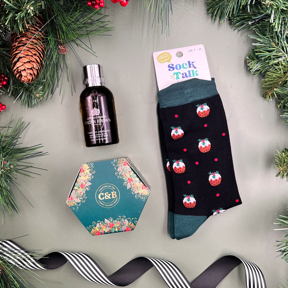 The Mini Christmas Pamper Hamper For Him