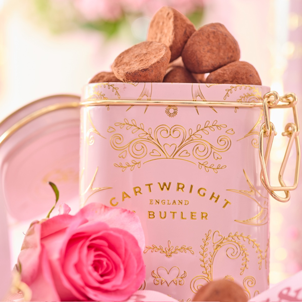 Cartwright & Butler Truffles In A Heart Tin