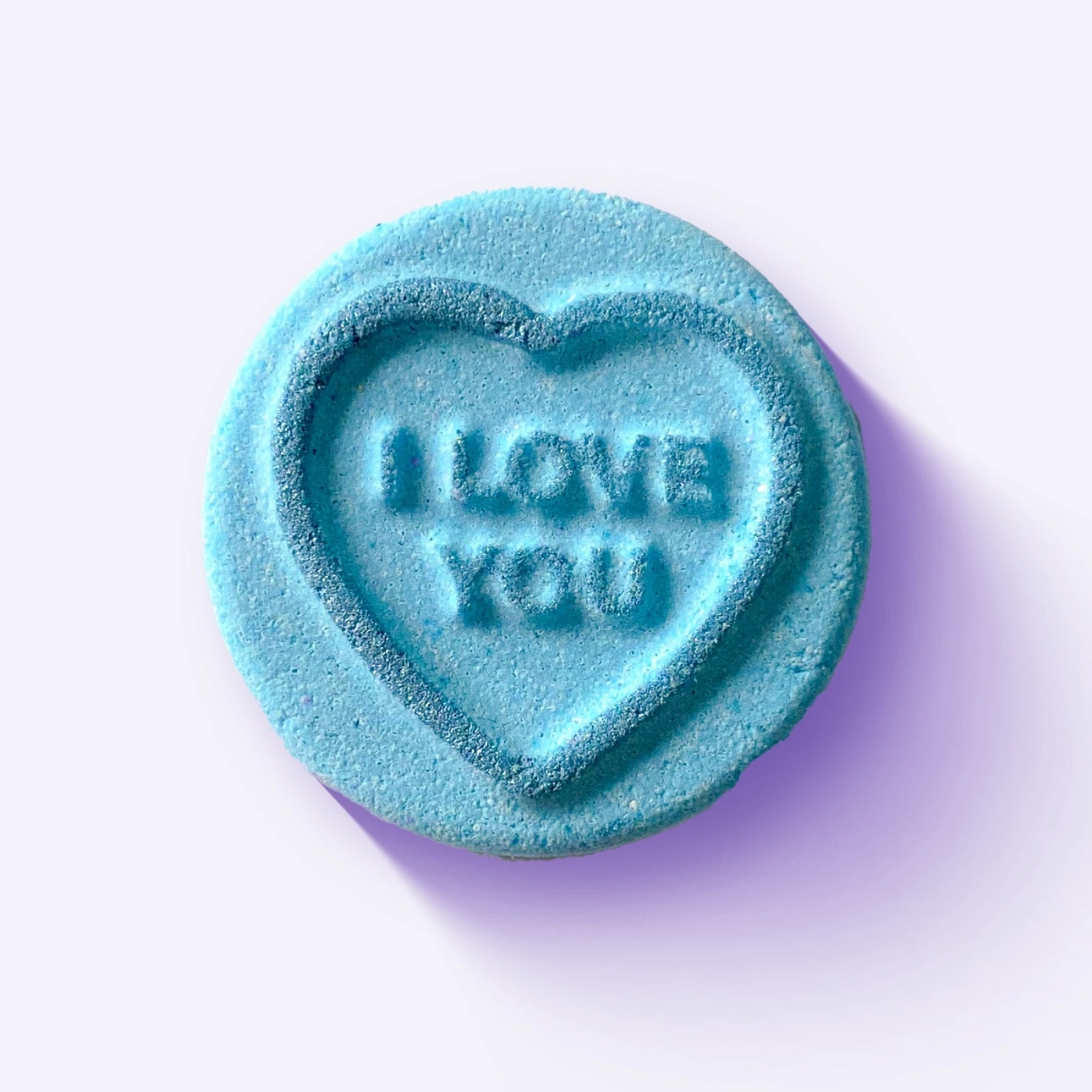 Blue Love Heart I Love You Bath Bomb