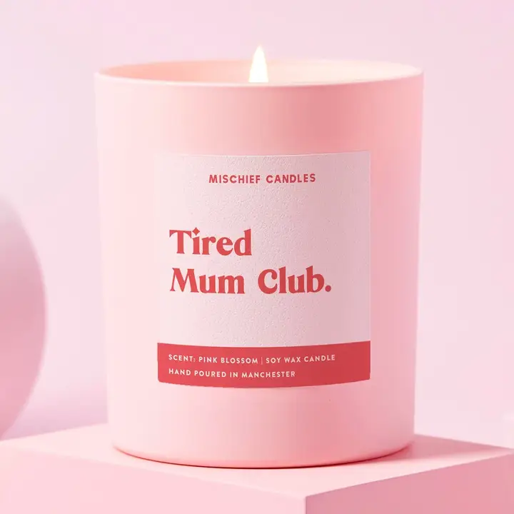‘Tired Mum Club’ Candle
