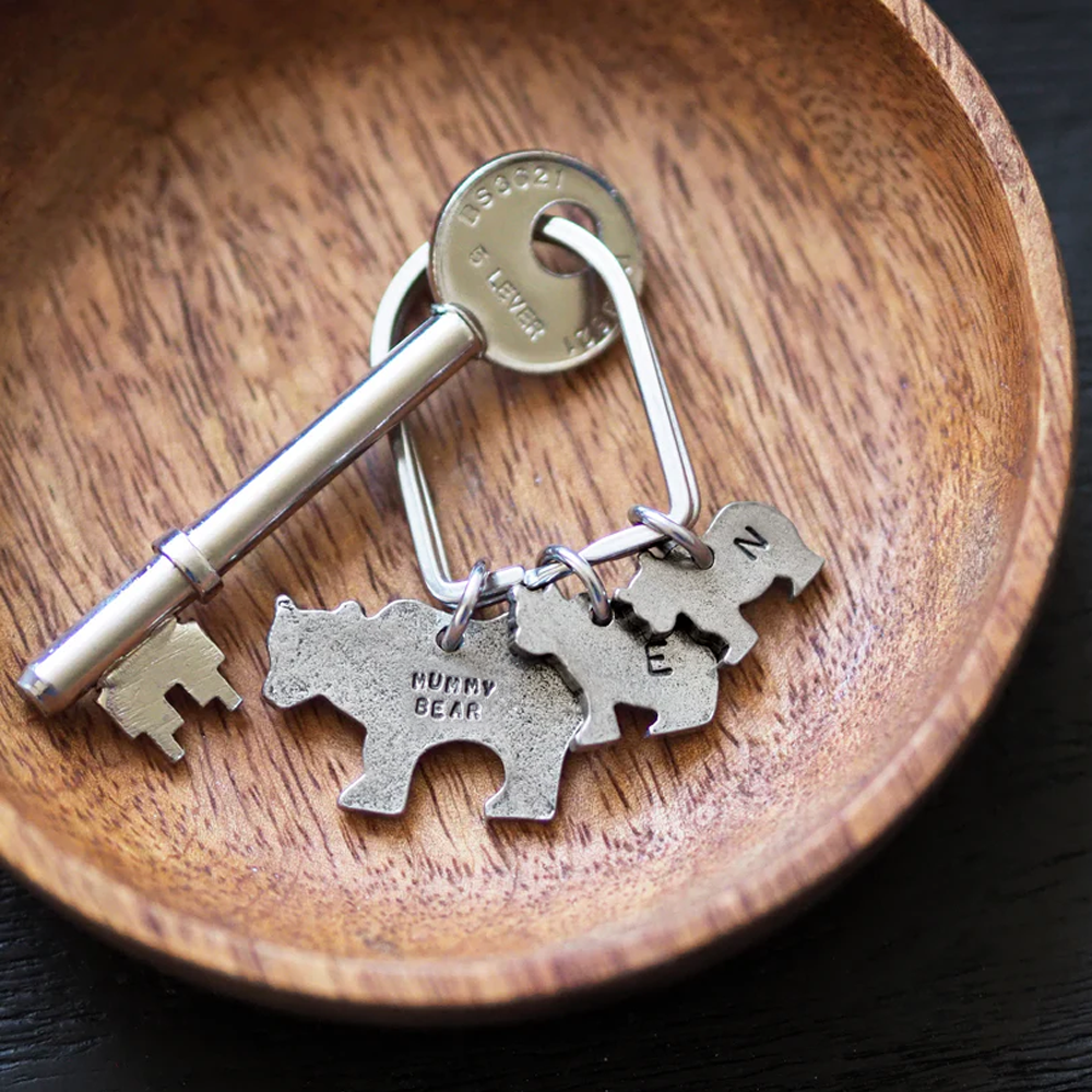 Mama or Mummy Bear Keyring