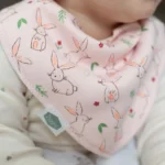 Pink Bunnies Bib