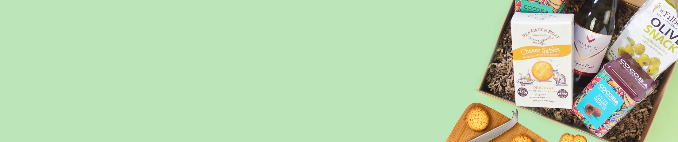 Gourmet food hamper with chocolates, snacks and biscuits for gifting in the UK