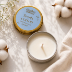 fresh cotton candle