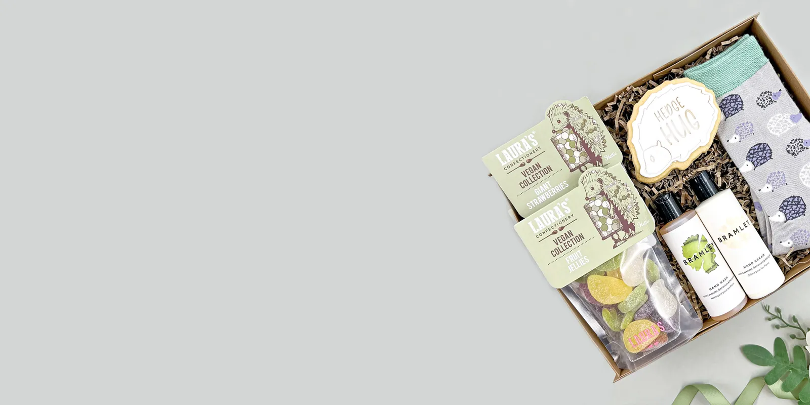 Gift box hamper with mixed treats suitable for all genders and occasions