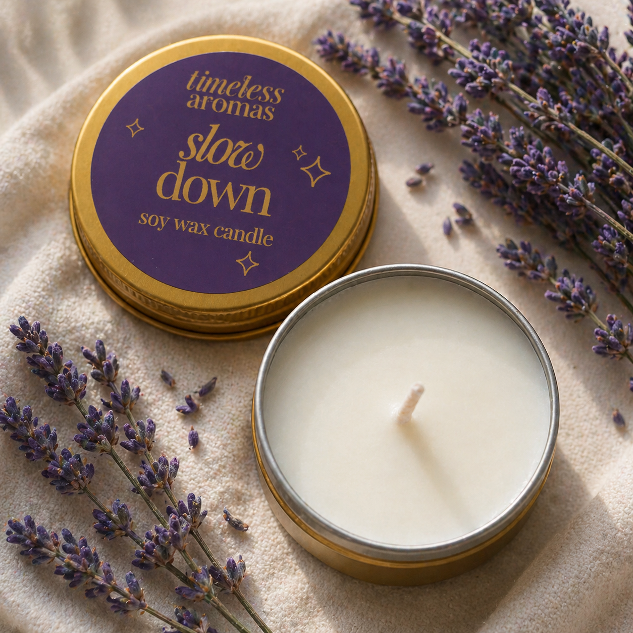 Slow Down Soy Wax Candle