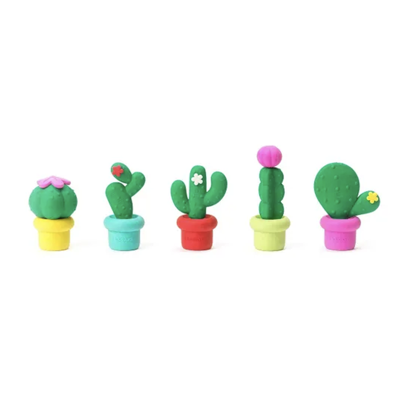 Legami Set Of 5 Scented Cactus Erasers – Free Hugs