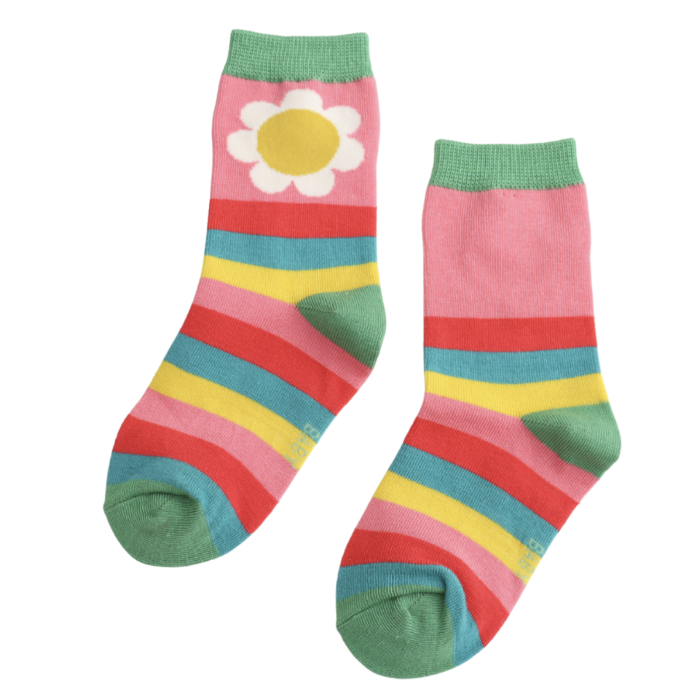 Girls’ Stripey Daisy Socks
