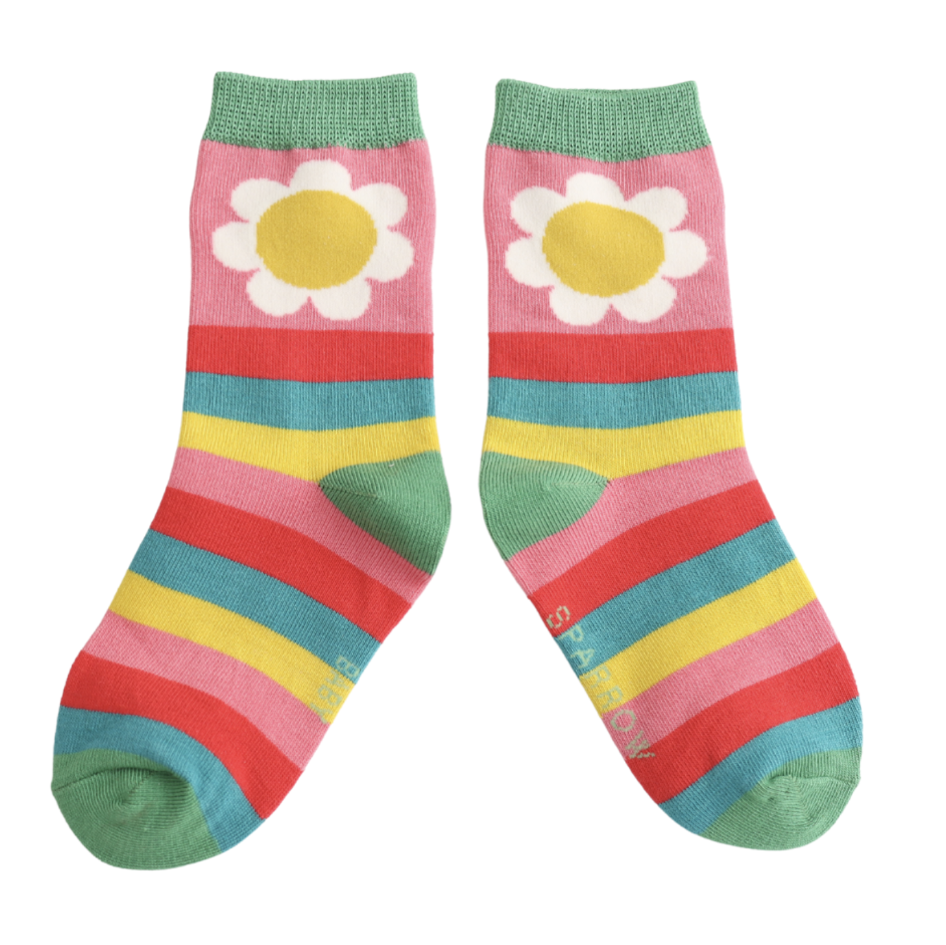 Girls’ Stripey Daisy Socks