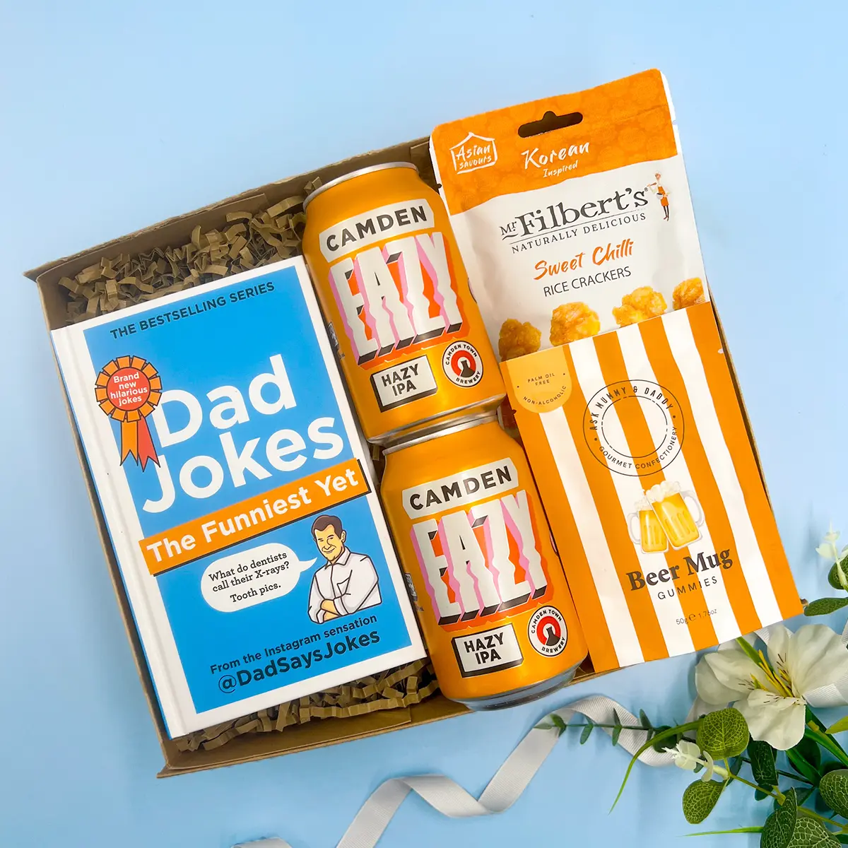 The Funny Father’s Day Beer And Snacks Gift Set