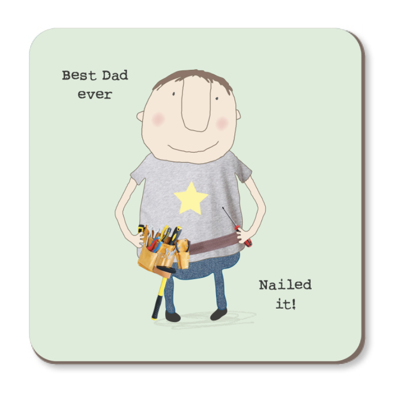‘Nailed It’ Dad Coaster