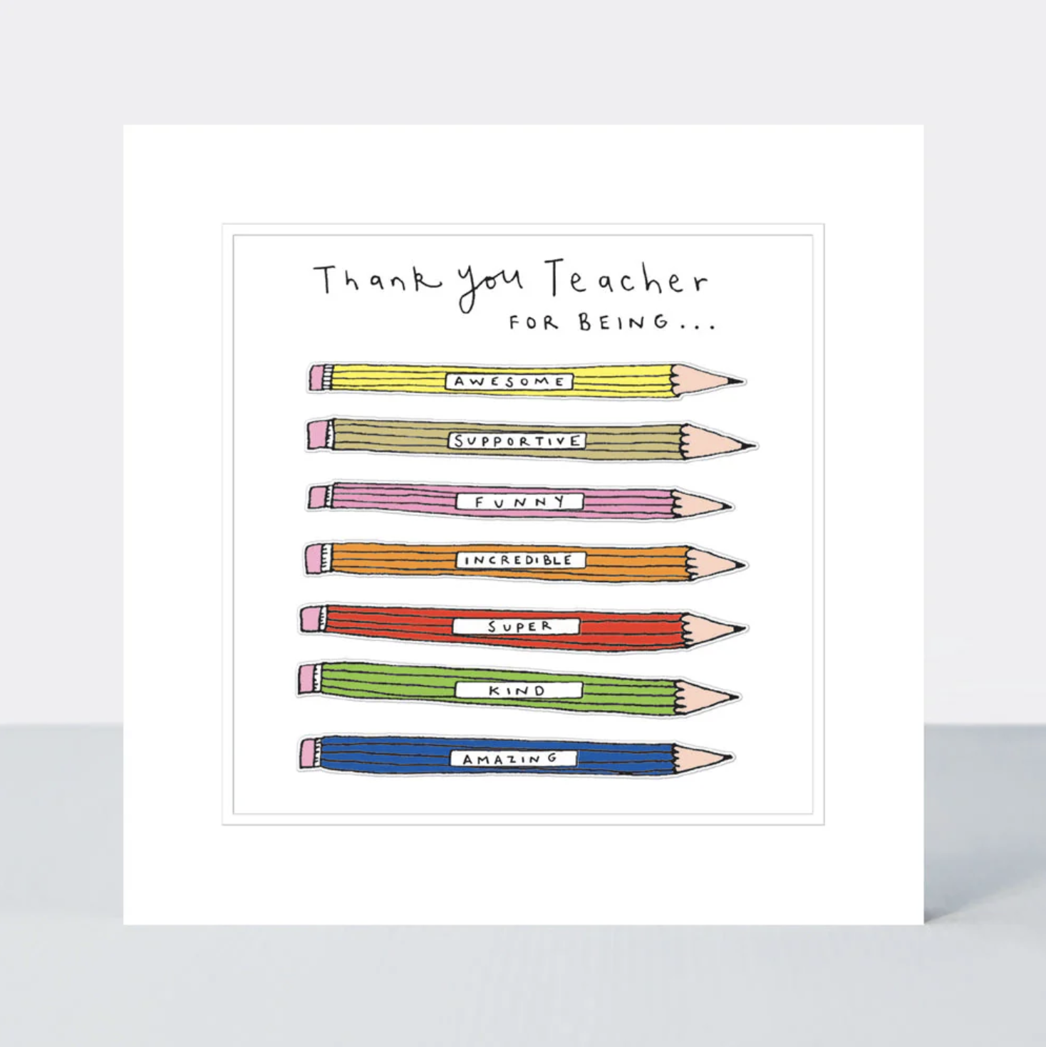Thank You Teacher Card