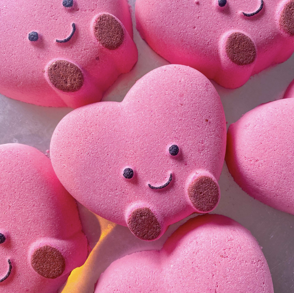 Adorable Heart Bath Bomb