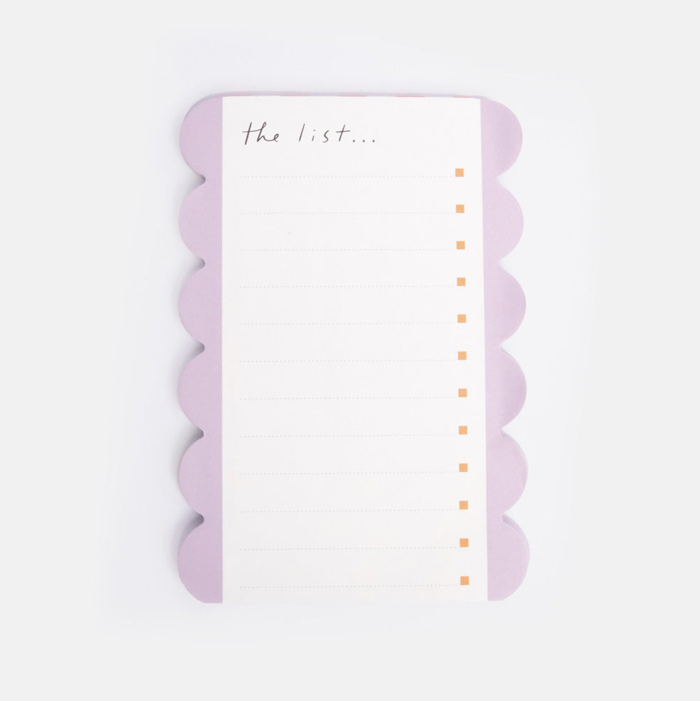 Caroline Gardner Lilac List Pad