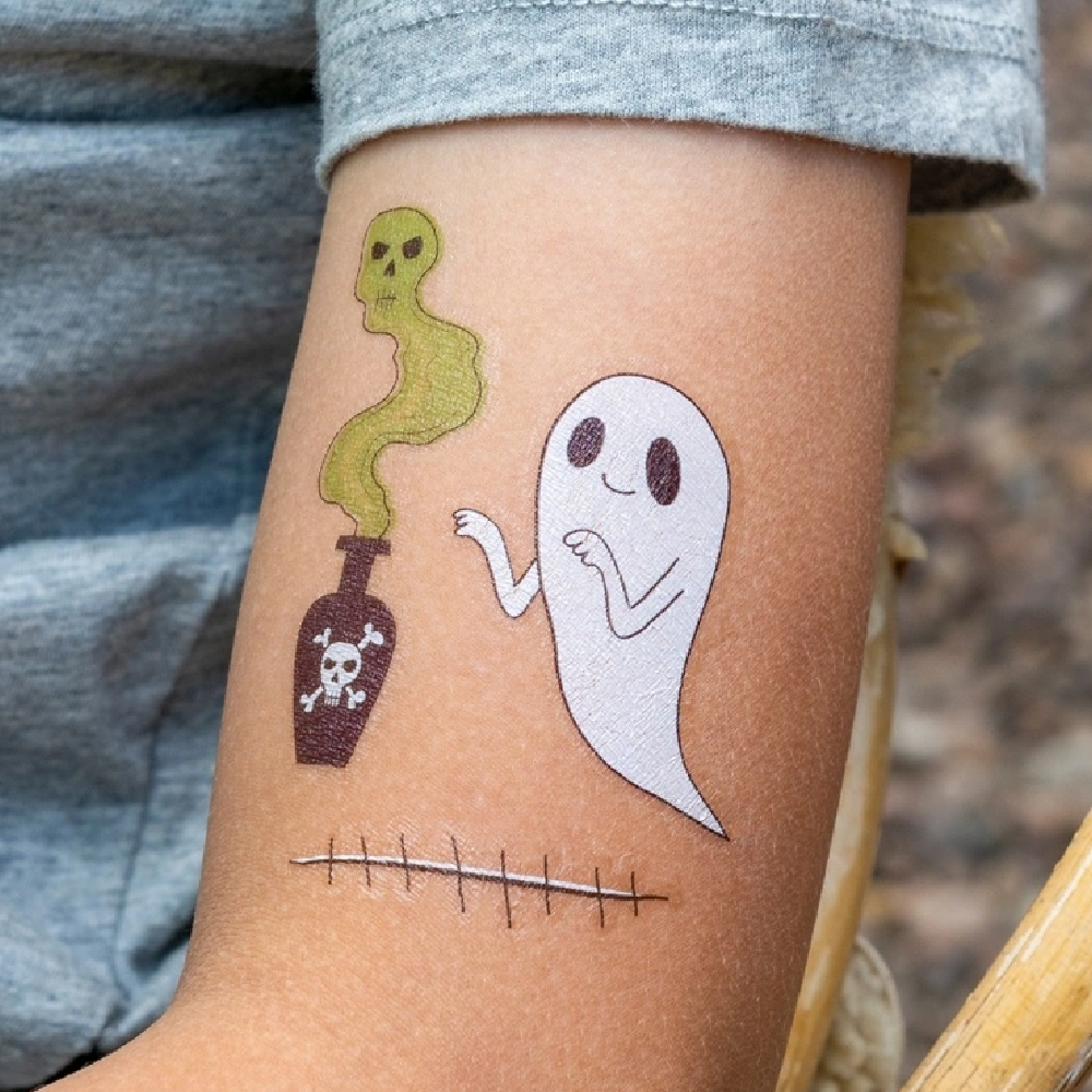 Scary Halloween Temporary Tattoos