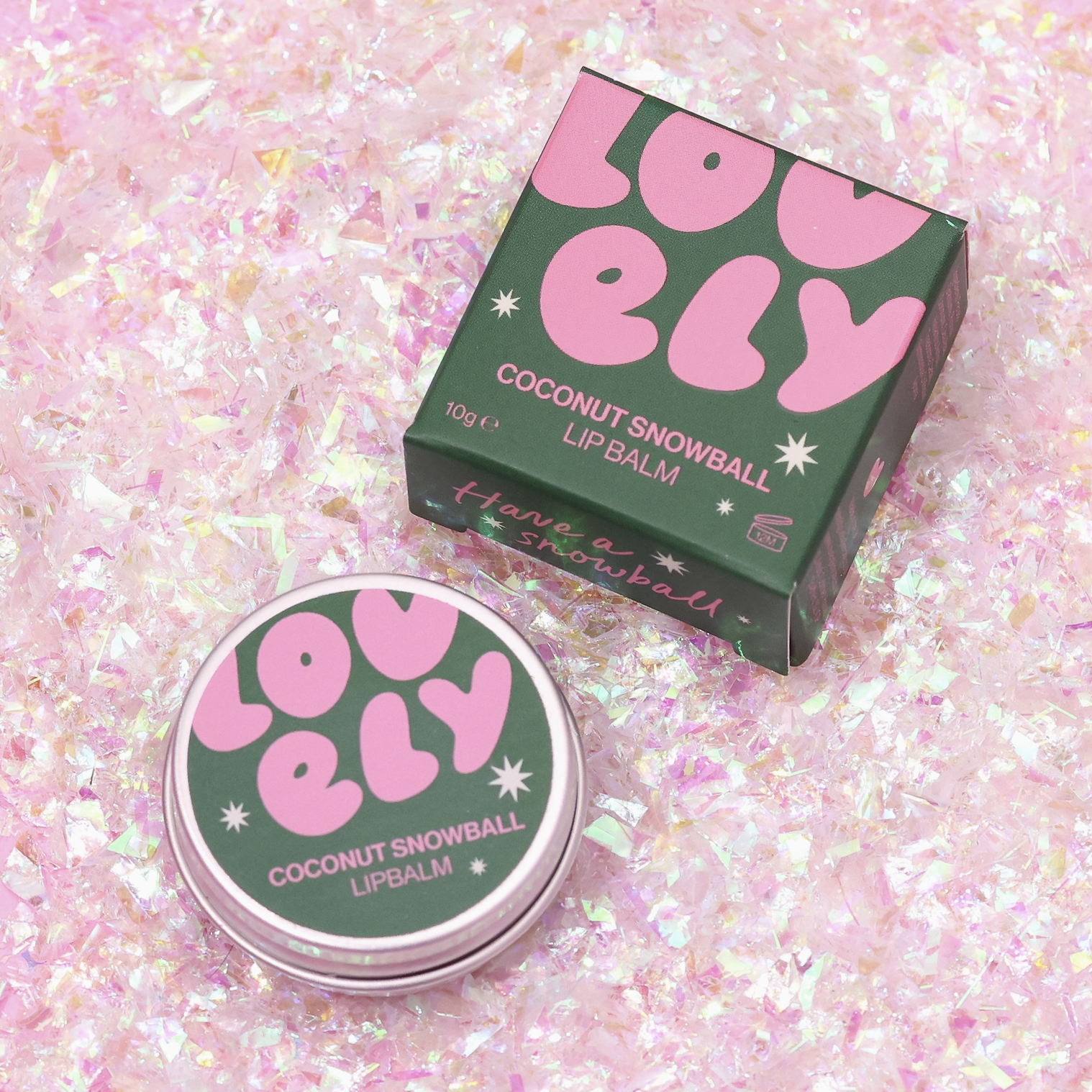 Festive Lovely Lip Balm – Coconut Snowball