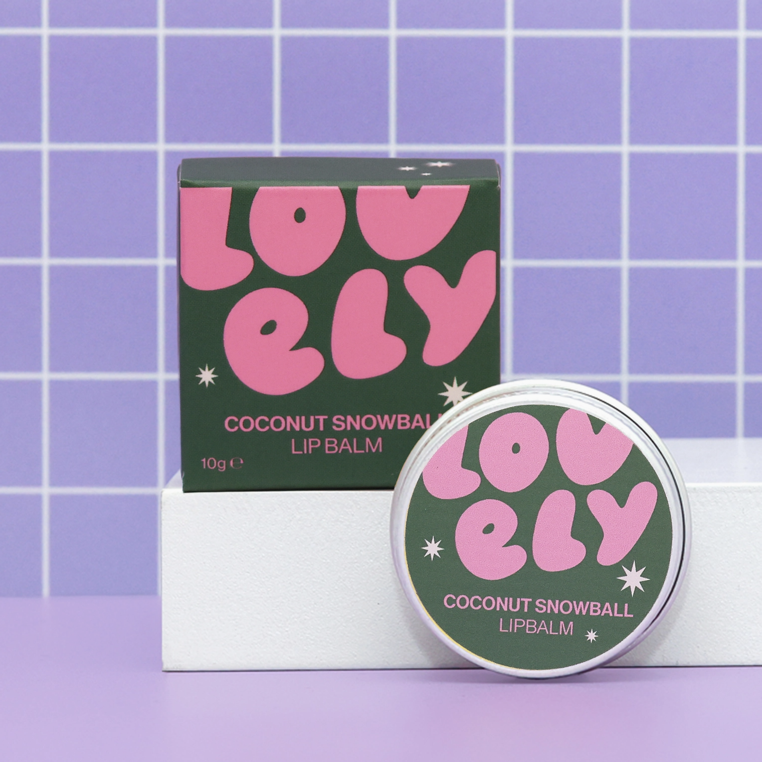 Festive Lovely Lip Balm – Coconut Snowball