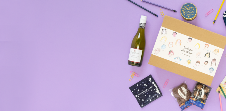 build your own teacher gift box hamper, build your own leaving gift